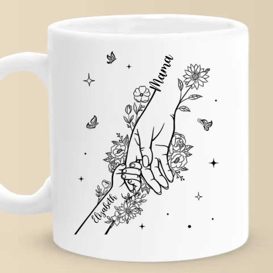 Stars Can't Shine Without Darkness - Family Personalized Custom Mug - Mother's Day, Gift For Mom, Grandma