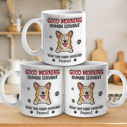 Life Is Better With A Furry Friend - Dog & Cat Personalized Custom 3D Inflated Effect Printed Mug - Gift For Pet Owners, Pet Lovers