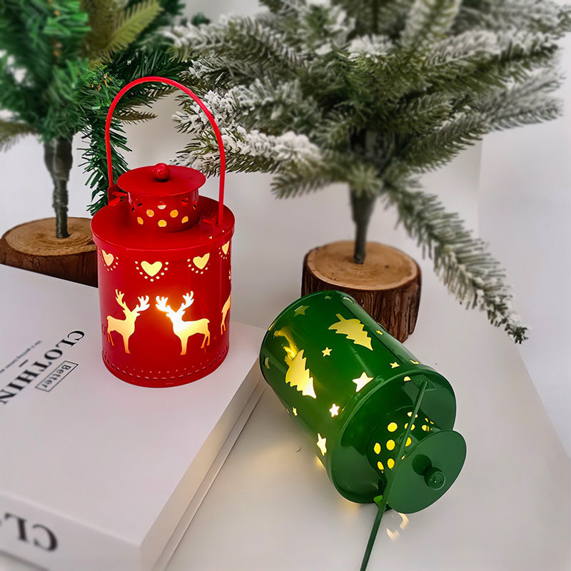 Nordic Style Led Lanterns And Electronic Candles: Creative Holiday Decorations With Wind Lights