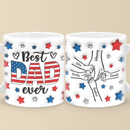 You Have To Deserve Your Father's Love - Family Personalized Custom 3D Inflated Effect Printed Mug - Father's Day, Gift For Dad