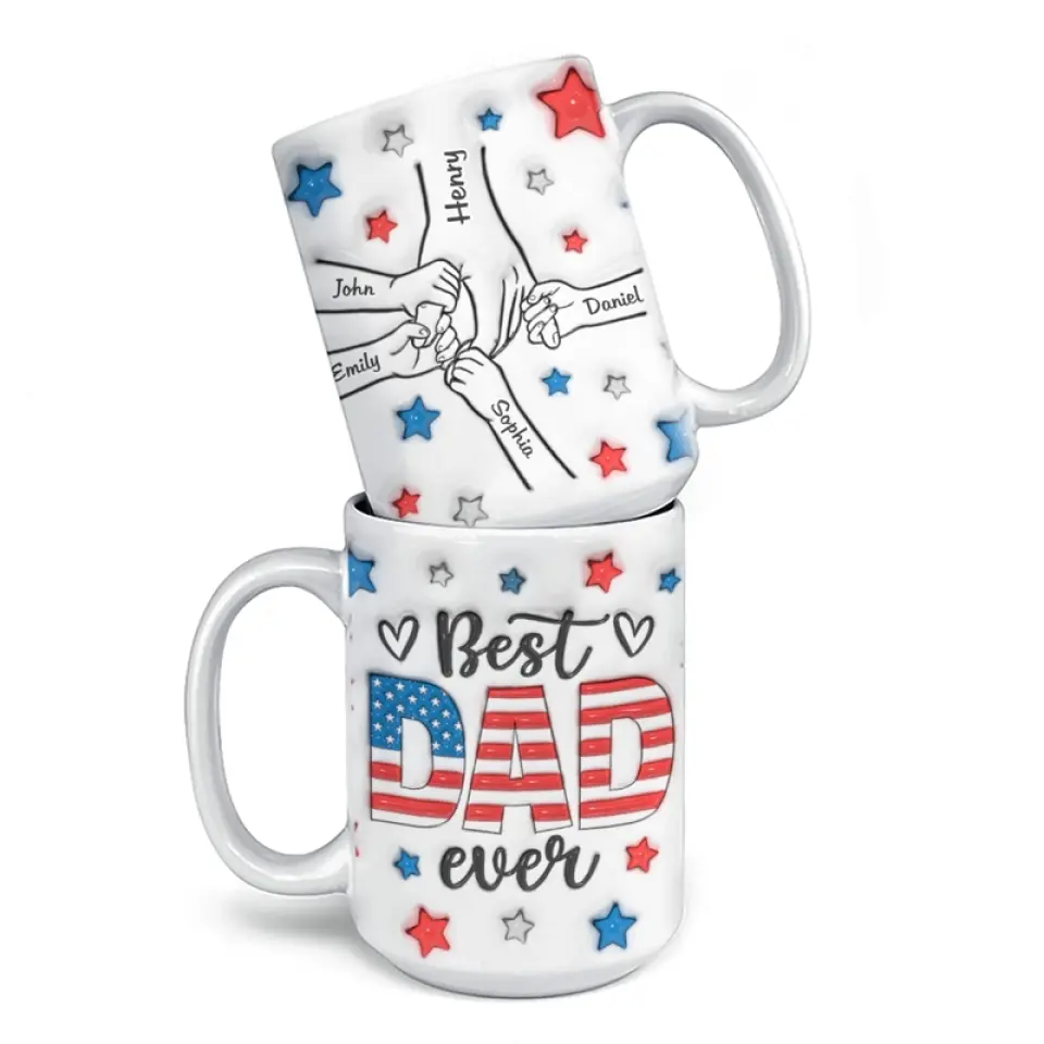 You Have To Deserve Your Father's Love - Family Personalized Custom 3D Inflated Effect Printed Mug - Father's Day, Gift For Dad