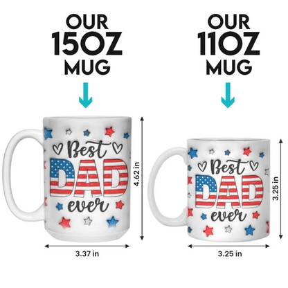 You Have To Deserve Your Father's Love - Family Personalized Custom 3D Inflated Effect Printed Mug - Father's Day, Gift For Dad