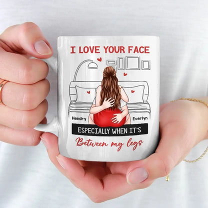Loving You Is Like Breathing, It's Effortless - Couple Personalized Custom Mug - Gift For Husband Wife, Anniversary