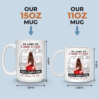 Two Hearts, One Forever Bond - Couple Personalized Custom Mug - Gift For Husband Wife, Anniversary