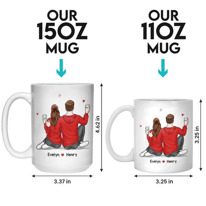 I Want To Be Your Last Everything - Couple Personalized Custom Mug - Gift For Husband Wife, Anniversary