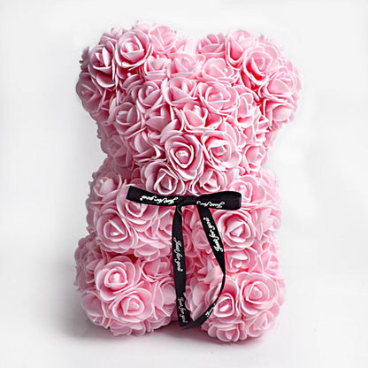 Valentine Foam Forever Rose Teddy Bear