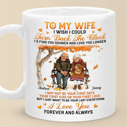 We Have A Forever Type Of Love - Couple Personalized Custom Mug - Autumn Fall Gift For Husband Wife, Anniversary