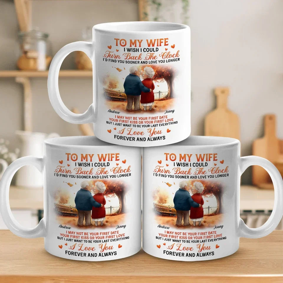 My Favorite Love Story Is Ours - Couple Personalized Custom Mug - Autumn Fall Gift For Husband Wife, Anniversary