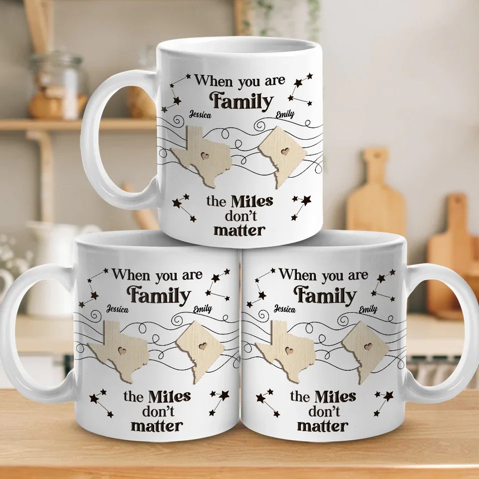 A Family Is A Gift That Lasts Forever - Family Personalized Custom Mug - Christmas Gift For Family Members, Siblings, Brothers, Sisters