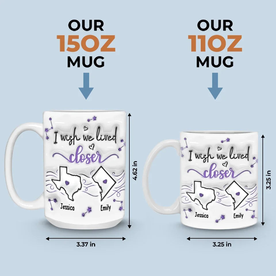 A True Friend Is One Soul In Two Bodies - Bestie Personalized Custom 3D Inflated Effect Printed Mug - Christmas Gift For Best Friends, BFF, Sisters