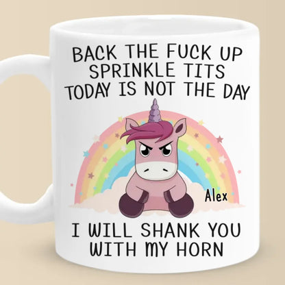 I May Sparkle, But Don't Underestimate My Rage - Friend Personalized Custom Mug - Christmas Gift For Best Friends, Sisters, Family Members, Coworkers