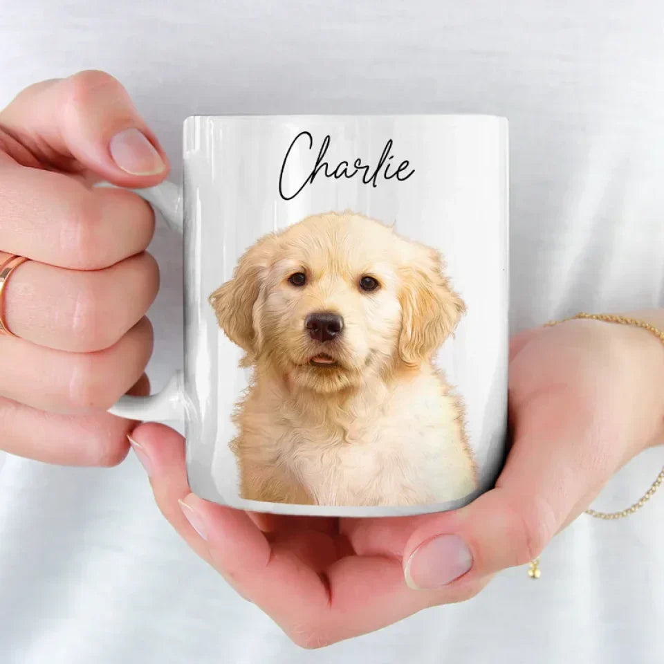 Custom Photo You're The Best Gift Under The Tree - Dog & Cat Personalized Custom Mug - Christmas Gift For Pet Owners, Pet Lovers