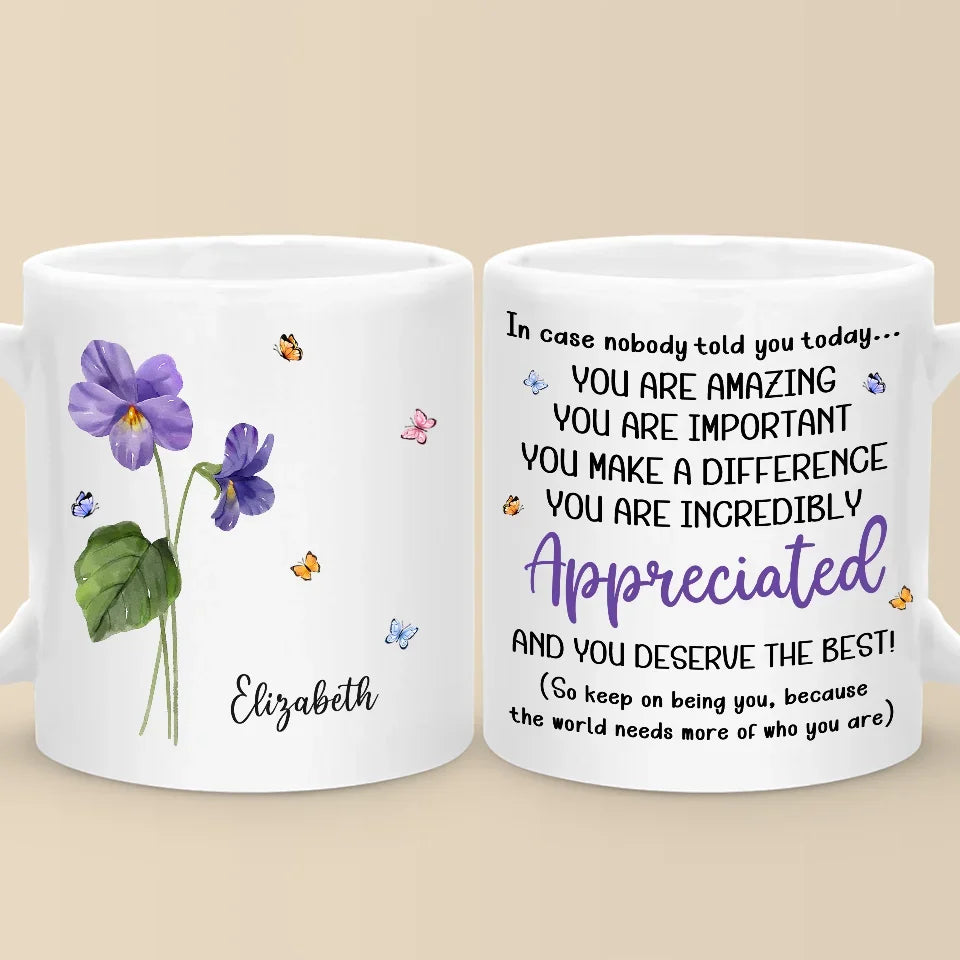 You Deserve The Best - Bestie Personalized Custom Mug - Christmas Gift For Best Friends, BFF, Sisters