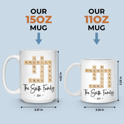 Family Is Where Life Begins And Love Never Ends - Family Personalized Custom Mug - Christmas Gift For Family Members
