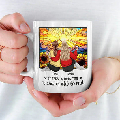 Partners In Crime, Forever And Always - Bestie Personalized Custom Mug - Christmas Gift For Best Friends, BFF, Sisters