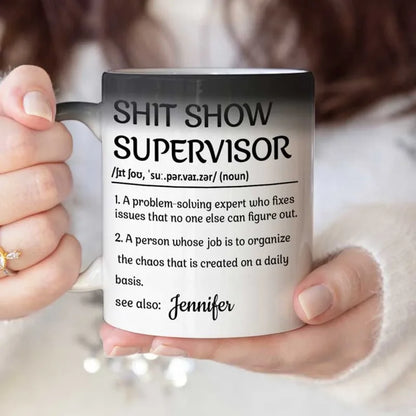 Expert Problem Solver - Personalized Custom Color Changing Mug - Christmas Gift For Coworkers, Work Friends, Colleagues