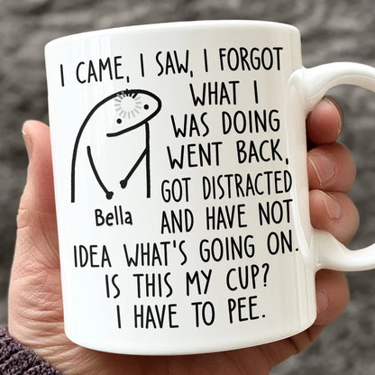 Forgetting Stuff Is My Cardio - Friend Personalized Custom Mug - Christmas Gift, Birthday Gift For Best Friends, Family Members, Coworkers, Yourself