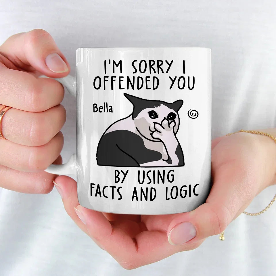 I'm Sorry For The Mean, Accurate Things I Said - Friend Personalized Custom Mug - Christmas Gift, Birthday Gift For Best Friends, Family Members, Coworkers, Yourself