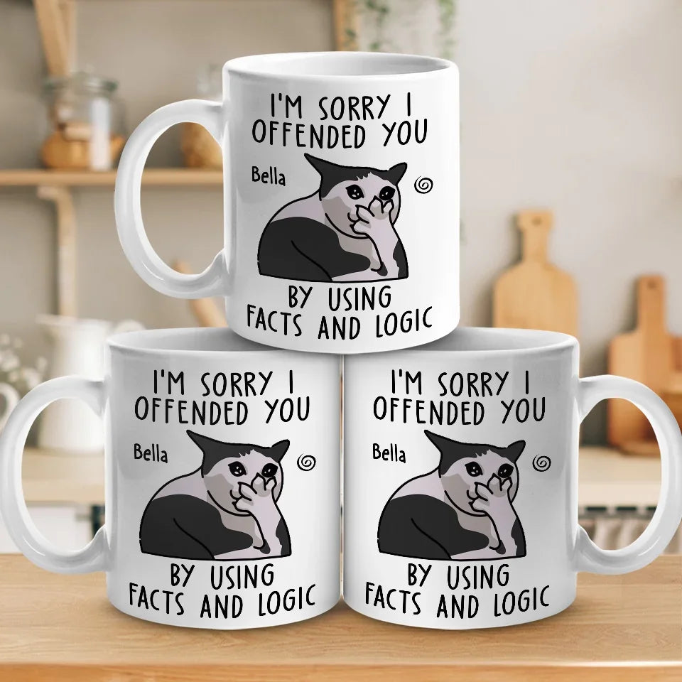 I'm Sorry For The Mean, Accurate Things I Said - Friend Personalized Custom Mug - Christmas Gift, Birthday Gift For Best Friends, Family Members, Coworkers, Yourself