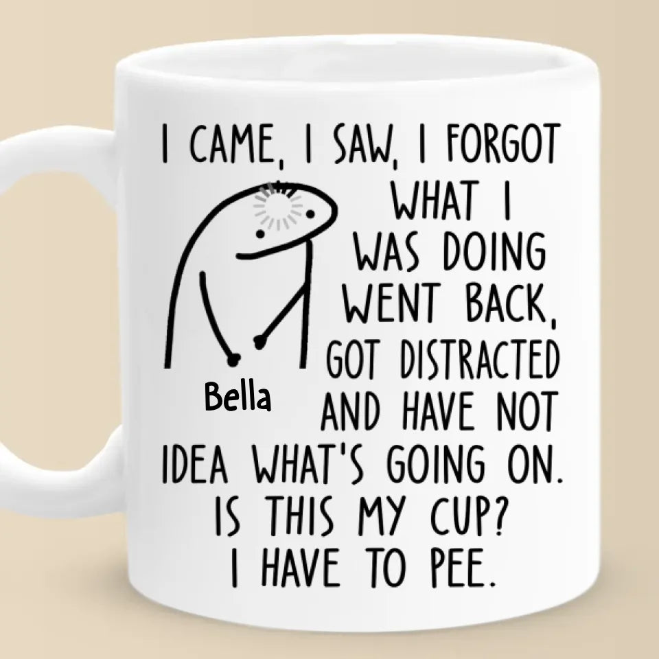 Forgetting Stuff Is My Cardio - Friend Personalized Custom Mug - Christmas Gift, Birthday Gift For Best Friends, Family Members, Coworkers, Yourself