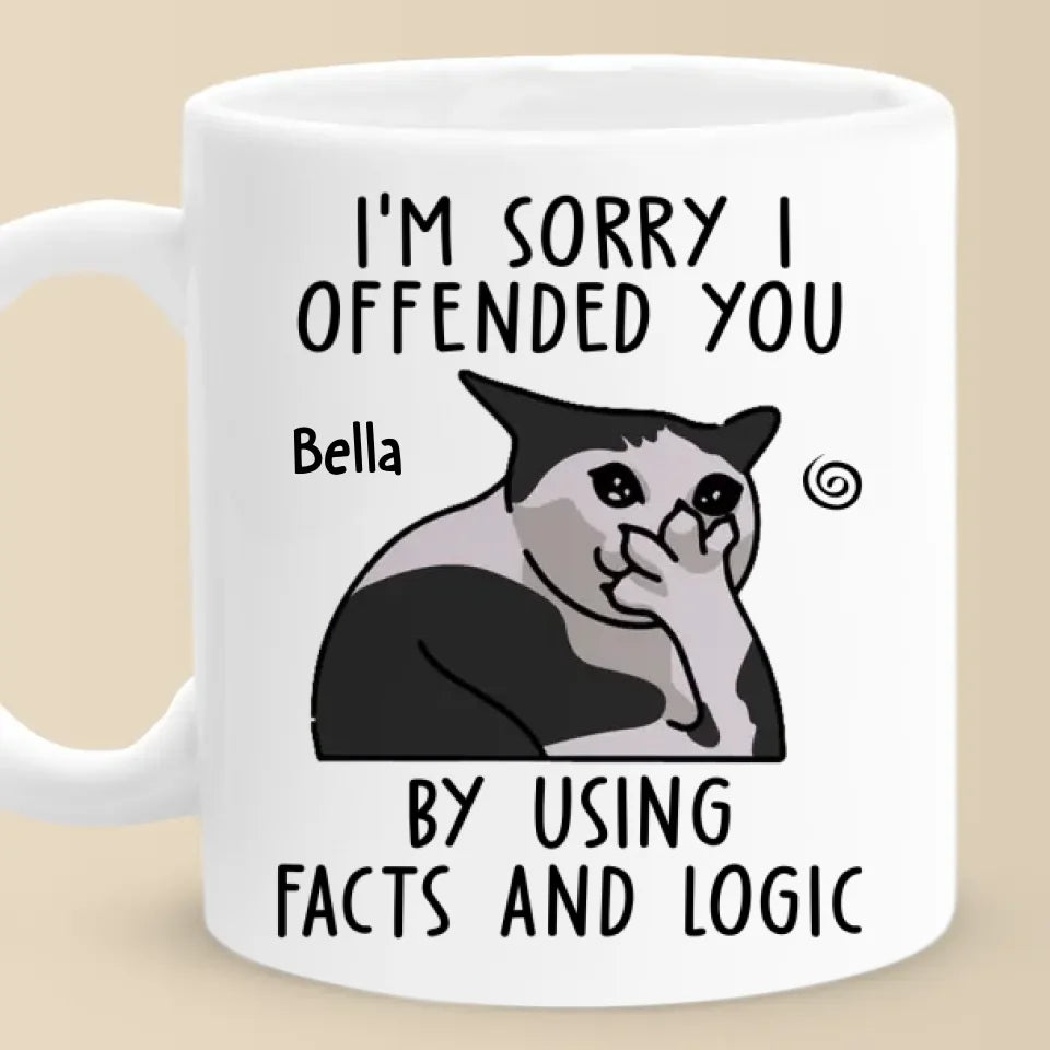I'm Sorry For The Mean, Accurate Things I Said - Friend Personalized Custom Mug - Christmas Gift, Birthday Gift For Best Friends, Family Members, Coworkers, Yourself