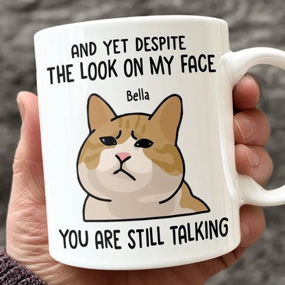 With My Expression Saying Enough - Friend Personalized Custom Mug - Christmas Gift, Birthday Gift For Best Friends, Family Members, Coworkers, Yourself