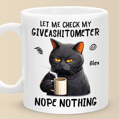 My Spirit Animal Is A Grumpy Cat - Friend Personalized Custom Mug - Christmas Gift, Birthday Gift For Best Friends, Family Members, Coworkers, Yourself