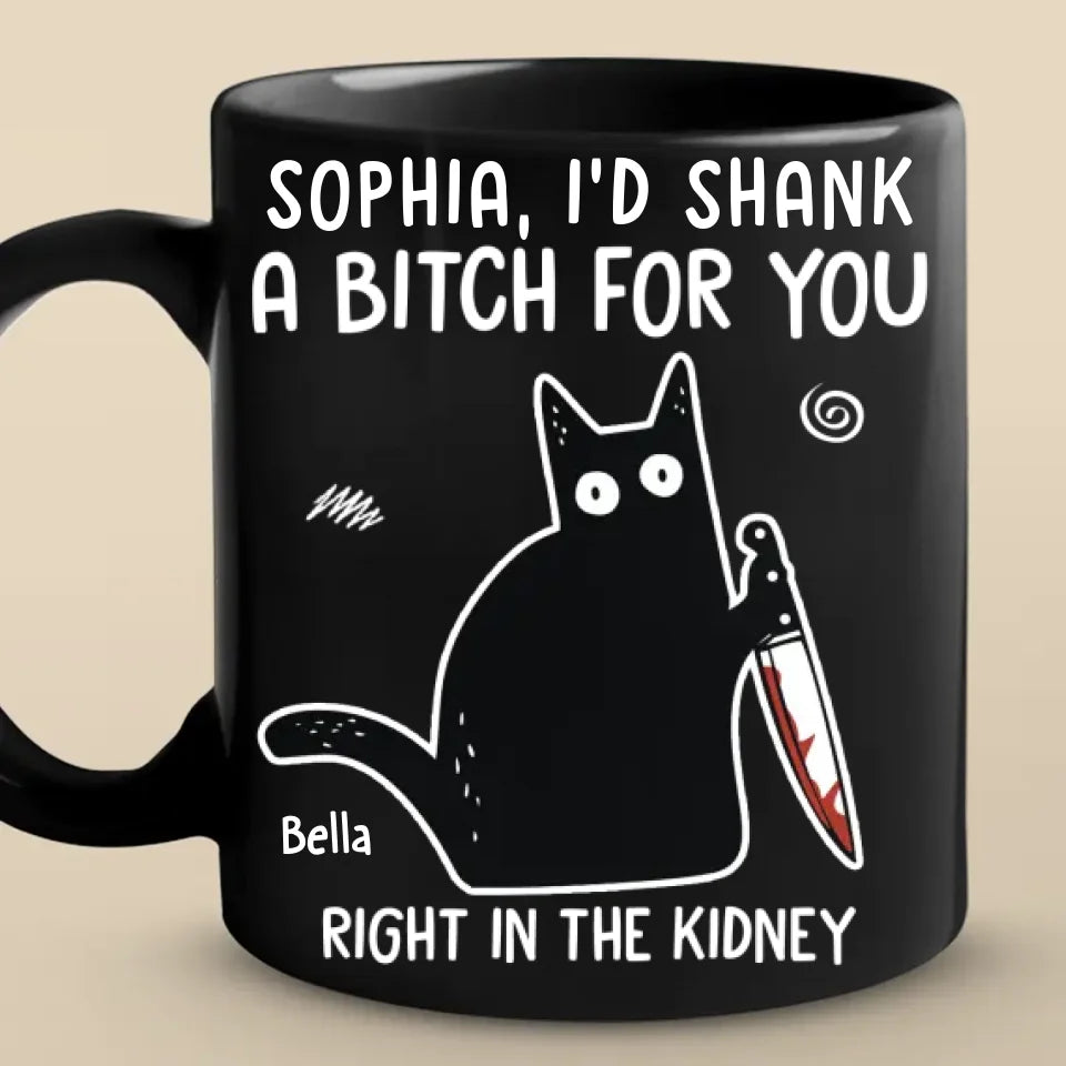Sip Coffee, Share Laughs, Support Each Other - Friend Personalized Custom Mug - Christmas Gift For Best Friends, Sisters, Family Members, Coworkers