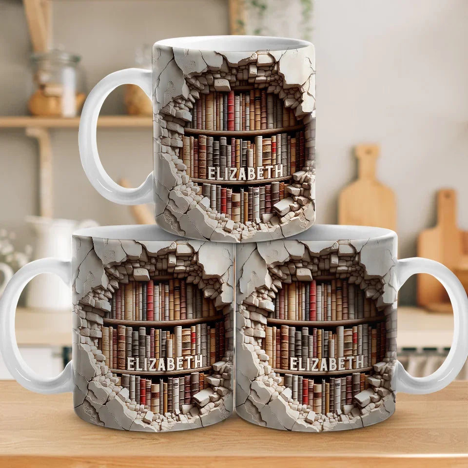 Books Are The Keys To The Magic Of The Universe - Personalized Custom Mug - Christmas Gift For Book Lovers