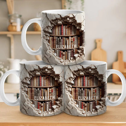 Books Are The Keys To The Magic Of The Universe - Personalized Custom Mug - Christmas Gift For Book Lovers