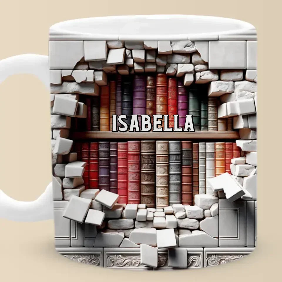Books Are A Gateway To The World And Beyond - Personalized Custom Mug - Christmas Gift For Book Lovers
