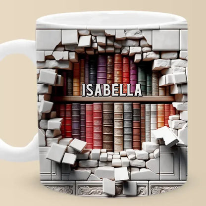 Books Are A Gateway To The World And Beyond - Personalized Custom Mug - Christmas Gift For Book Lovers