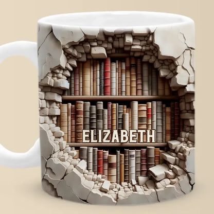 Books Are The Keys To The Magic Of The Universe - Personalized Custom Mug - Christmas Gift For Book Lovers