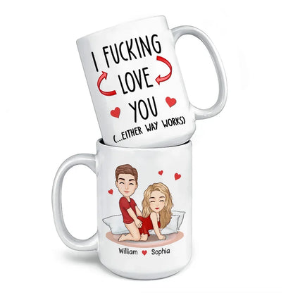 You Are My Favorite Thing To Do - Couple Personalized Custom Mug - Christmas Gift For Husband Wife, Anniversary