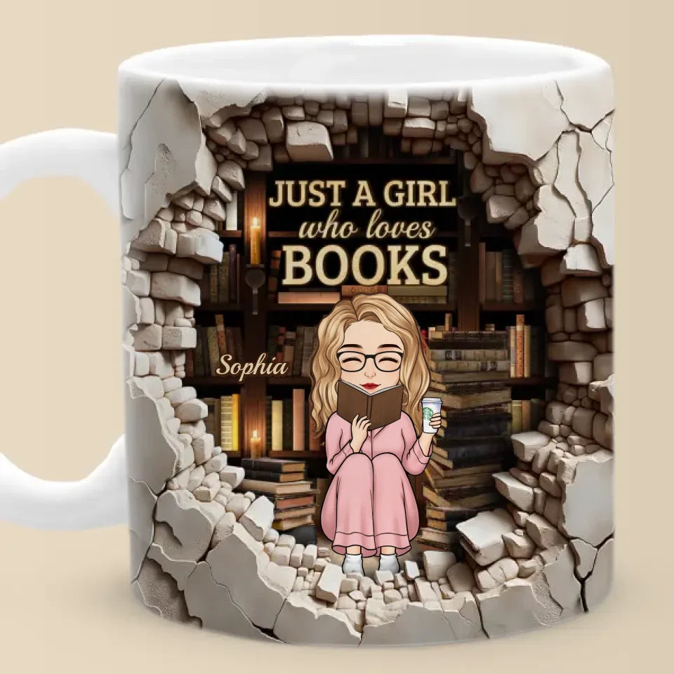 Read To Live And Live To Read - Personalized Custom Mug - Christmas Gift For Book Lovers