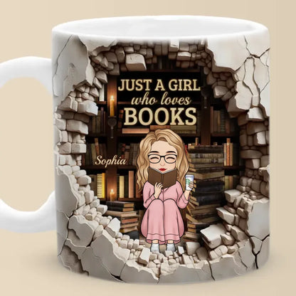 Read To Live And Live To Read - Personalized Custom Mug - Christmas Gift For Book Lovers