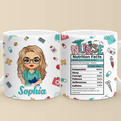 An Angel With A Stethoscope - Nurse Personalized Custom Mug - Appreciation, Thank You Gift, Nurse Life