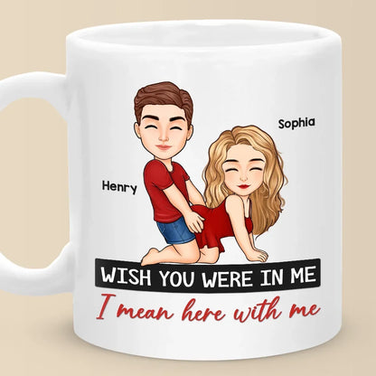Your Touch Is My Addiction - Couple Personalized Custom Mug - Christmas Gift For Husband Wife, Anniversary, Long Distance Relationship