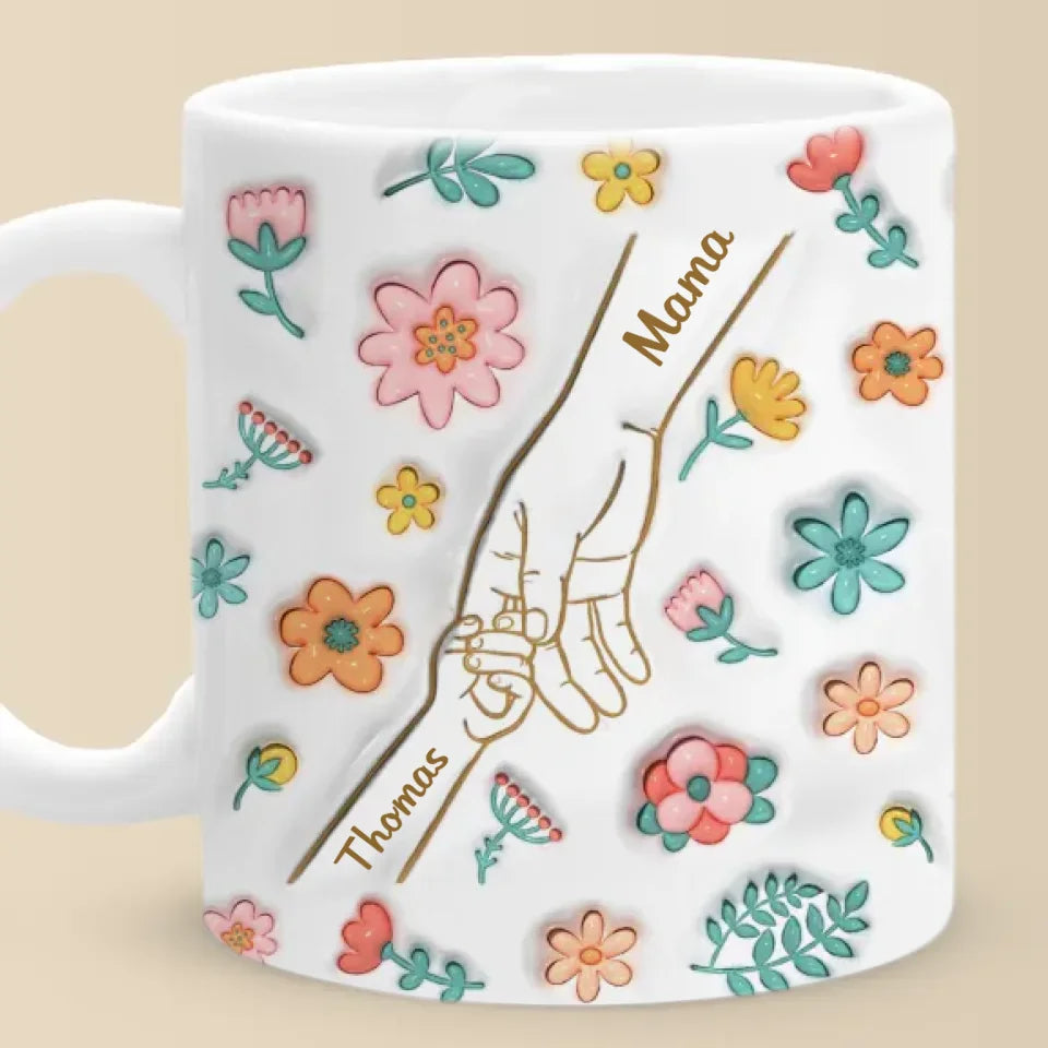 Silent Sacrifices Reflect Endless Love - Family Personalized Custom 3D Inflated Effect Printed Mug - Christmas Gift For Mom, Grandma