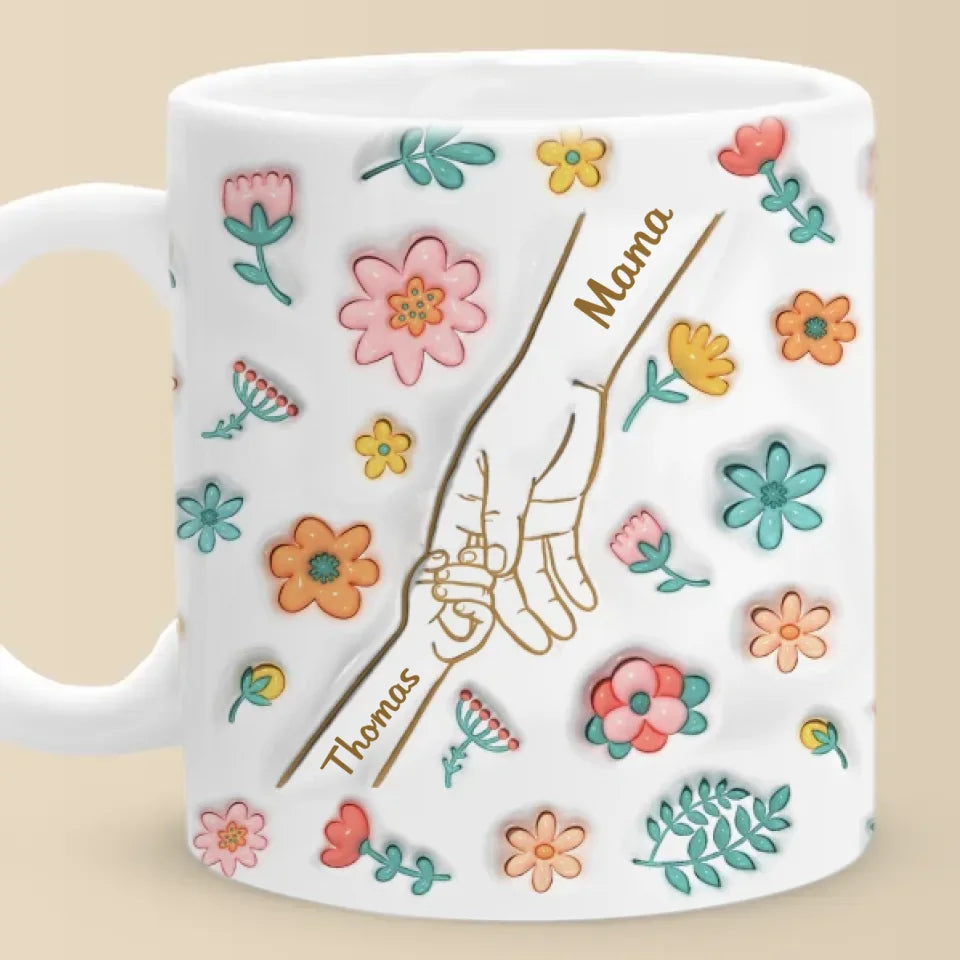 Silent Sacrifices Reflect Endless Love - Family Personalized Custom 3D Inflated Effect Printed Mug - Christmas Gift For Mom, Grandma