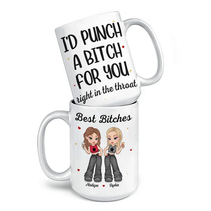 Our Vibe Is Unmatched - Bestie Personalized Custom Mug - Christmas Gift For Best Friends, BFF, Sisters
