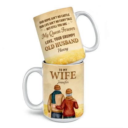 Forever And Always, My Love - Couple Personalized Custom Mug - Christmas Gift For Husband Wife, Anniversary