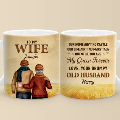 Forever And Always, My Love - Couple Personalized Custom Mug - Christmas Gift For Husband Wife, Anniversary
