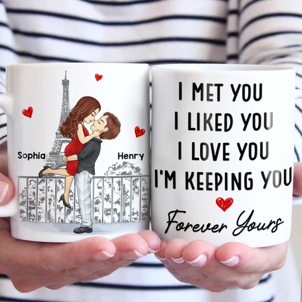 You Are My Always And Forever - Couple Personalized Custom Mug - Gift For Husband Wife, Anniversary