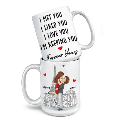 You Are My Always And Forever - Couple Personalized Custom Mug - Gift For Husband Wife, Anniversary