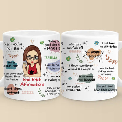 I Am The Best Version Of Myself - Affirmation Personalized Custom Mug - Gift For Yourself