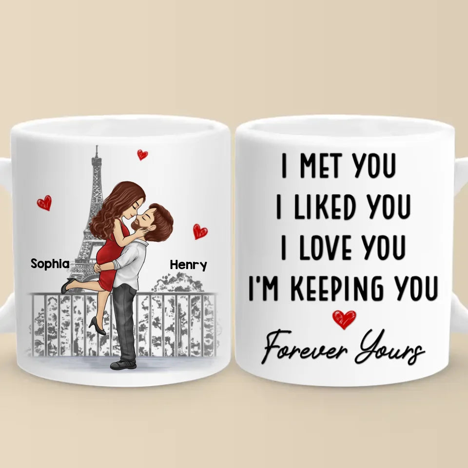 You Are My Always And Forever - Couple Personalized Custom Mug - Gift For Husband Wife, Anniversary