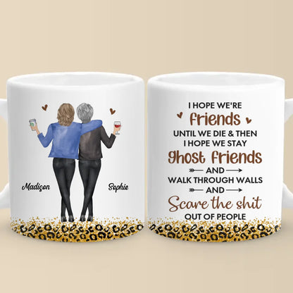 A Best Friend Is A Sister By Choice - Bestie Personalized Custom Mug - Gift For Best Friends, BFF, Sisters