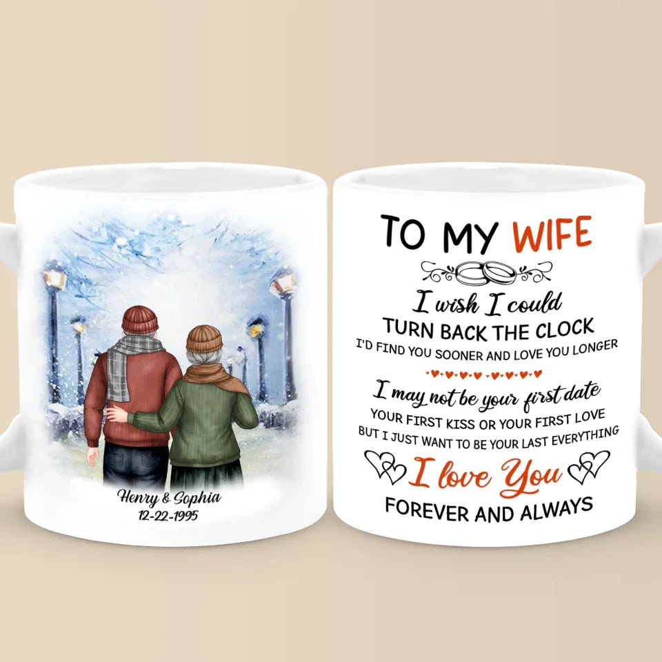Still Holding Hands After All These Years - Couple Personalized Custom Mug - Gift For Husband Wife, Anniversary