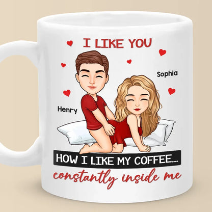 Love Is Better With You - Couple Personalized Custom Mug - Gift For Husband Wife, Anniversary